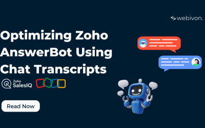 Optimizing Zoho AnswerBot Using Chat Transcripts